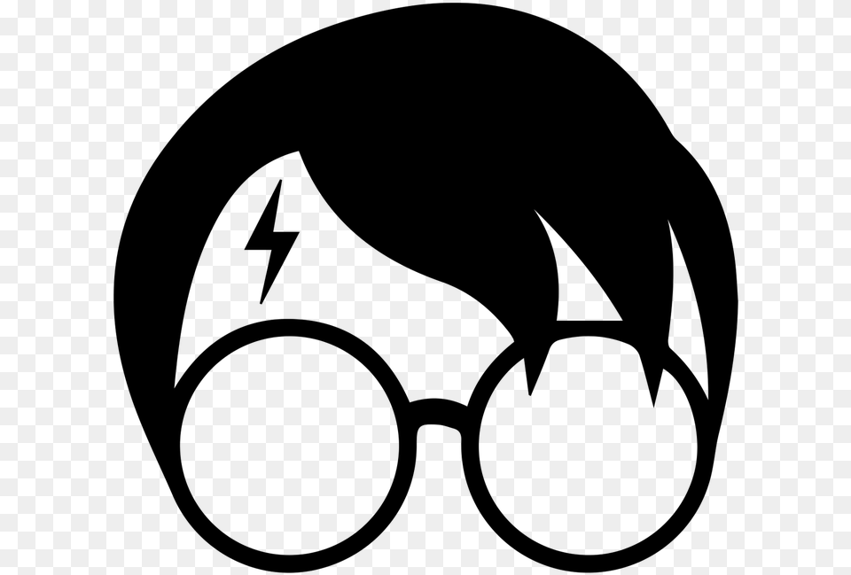 Harry Potter Wand Cartoon Harry Potter Scar Icon, Gray Free Png Download