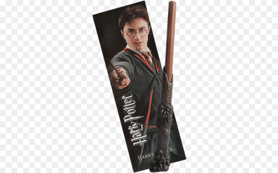 Harry Potter Wand Pen, Adult, Male, Man, Person Free Png
