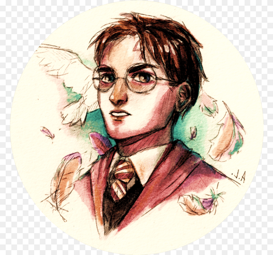 Harry Potter Watercolor Painting Fan Art Harry Potter Illustration, Woman, Adult, Female, Person Free Png Download