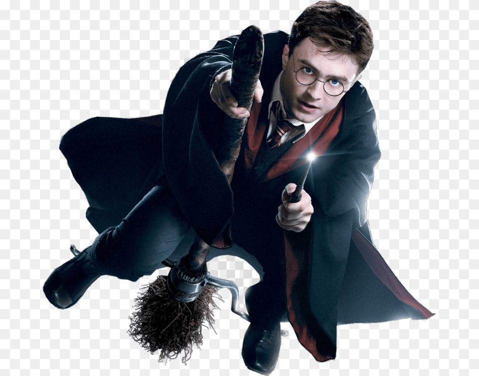 Harry Potter White Background, Adult, Person, Clothing, Coat Free Png Download