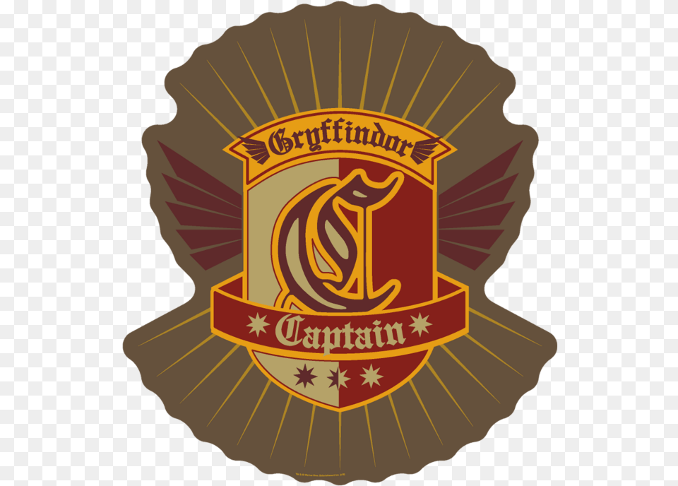Harry Potter Wiki Gryffindor Quidditch Captain Badge, Emblem, Logo, Symbol, Person Free Png