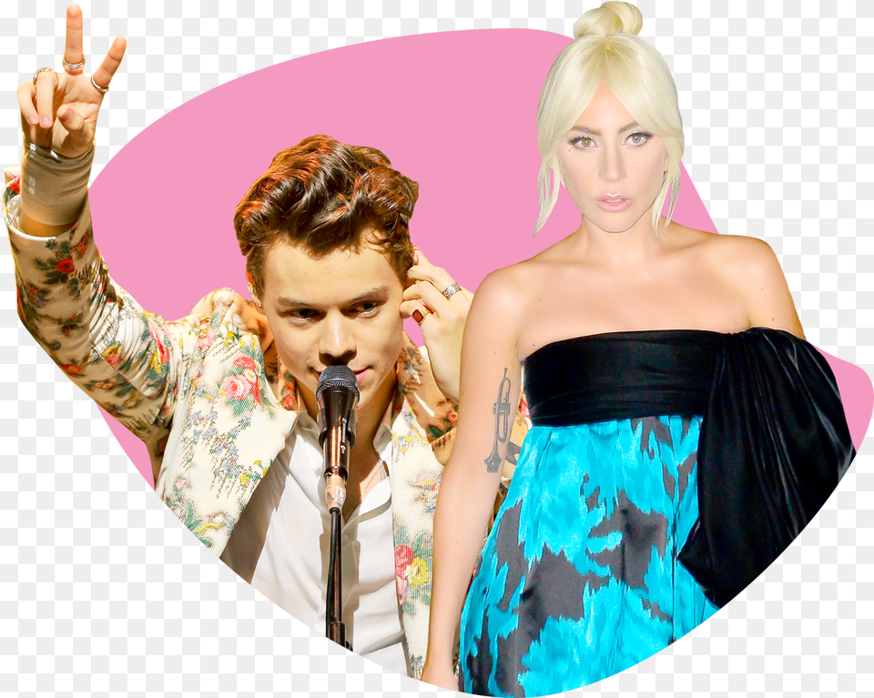 Harry Styles And Lady Gaga Will Help Bring Camp To, Adult, Photography, Person, Performer Free Transparent Png