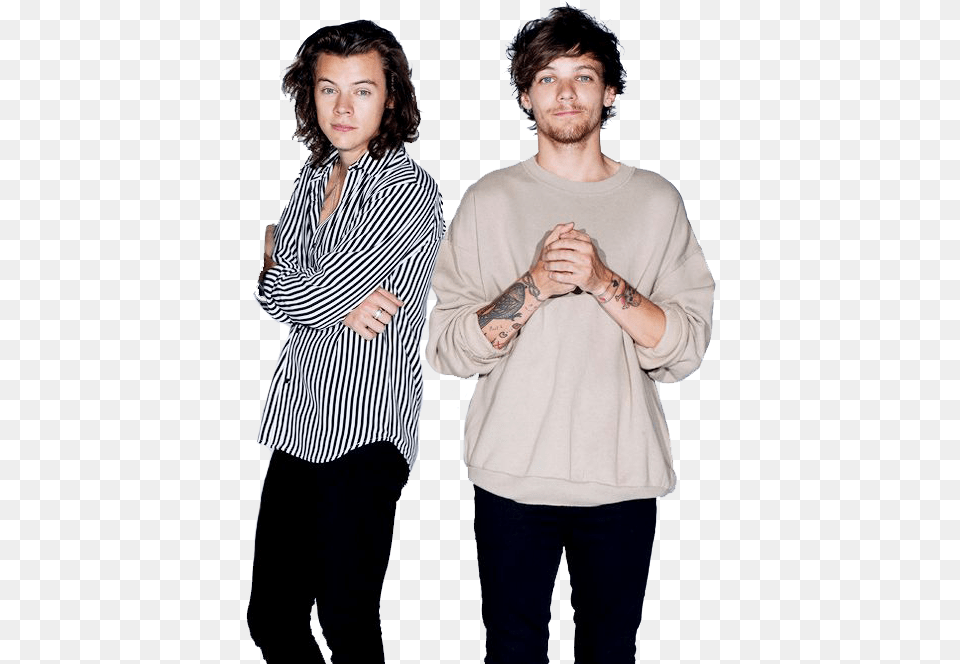 Harry Styles And Louis Tomlinson Harry And Louis Photoshoot, Tattoo, Sleeve, Skin, Person Png Image