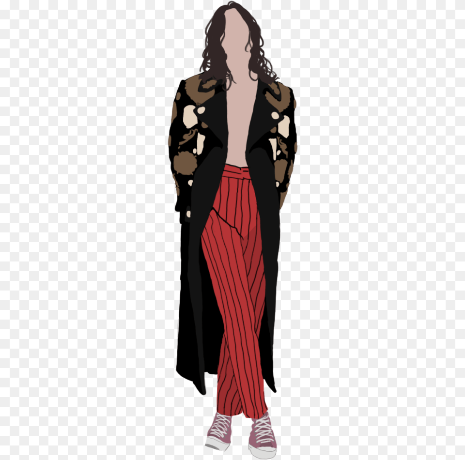 Harry Styles Fashion Vector Illustration By Grungevizi Harry Styles Vector, Walking, Person, Adult, Pants Png