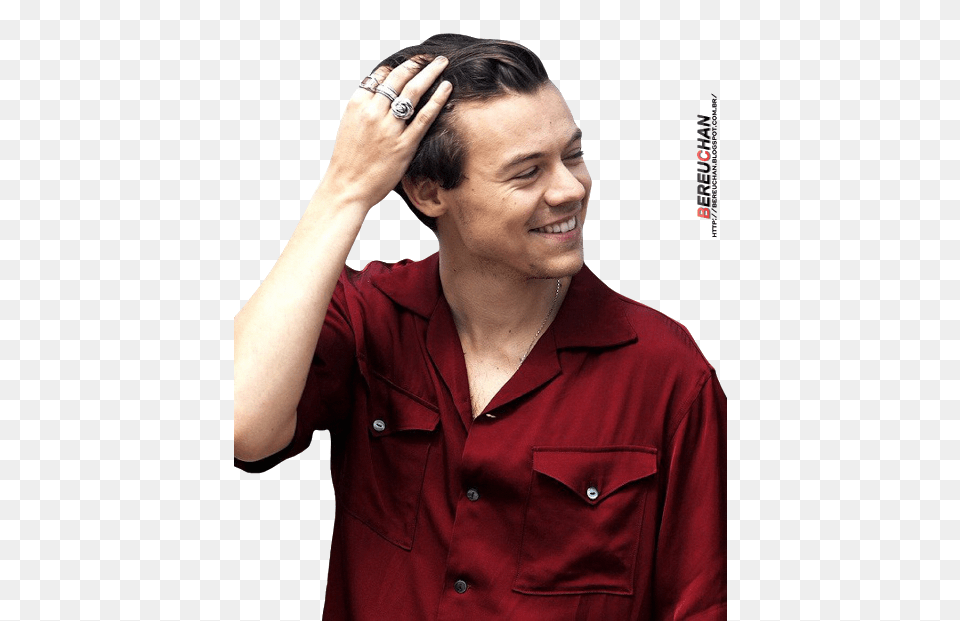 Harry Styles Red Shirt Dunkirk, Male, Adult, Face, Portrait Free Png Download