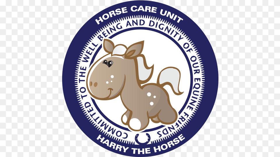 Harry The Horse Logo Design For Hhcu Cartoon, Sticker, Animal, Mammal, Wildlife Free Png