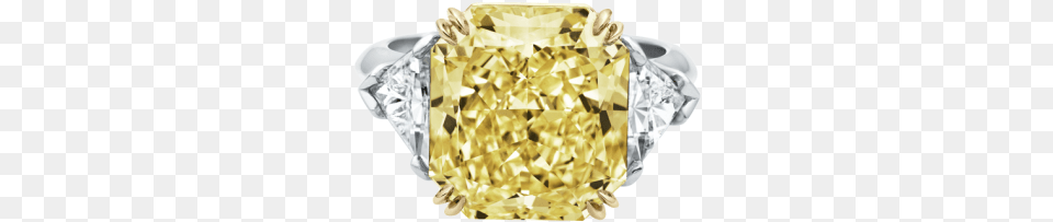 Harry Winston 3 Stone Yellow Diamond, Accessories, Gemstone, Jewelry, Chandelier Png Image