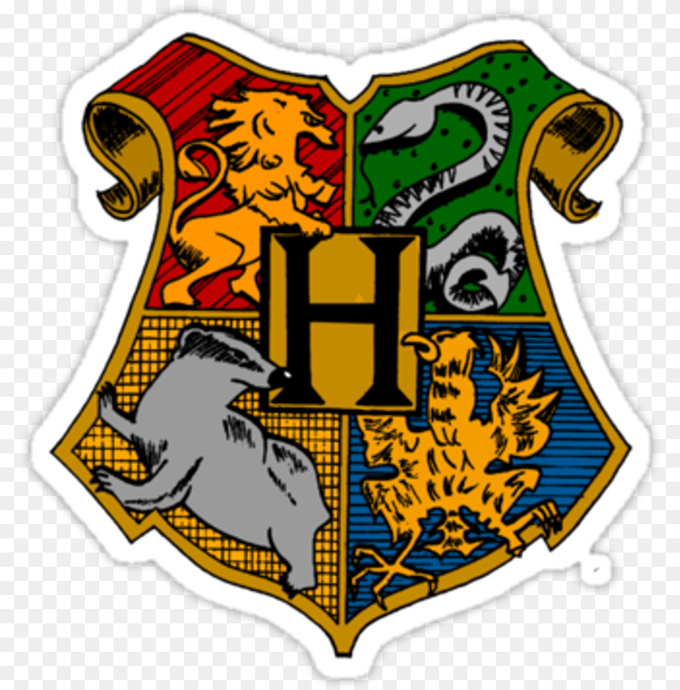 Harrypotter Hogwarts Hogwartshouses Gryffindor Harry Potter Stickers Hogwarts, Armor, Shield, Logo, Person Free Png
