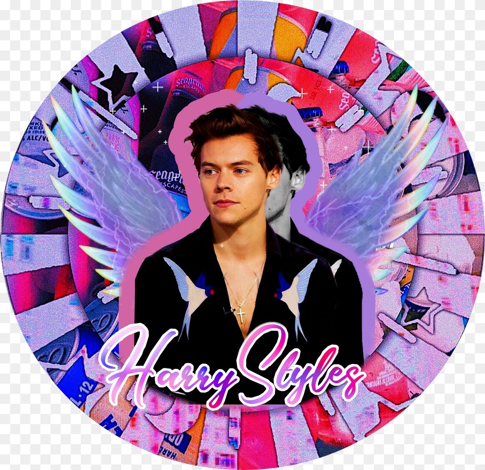 Harrystyles Icon Sticker Hair Design Free Png Download