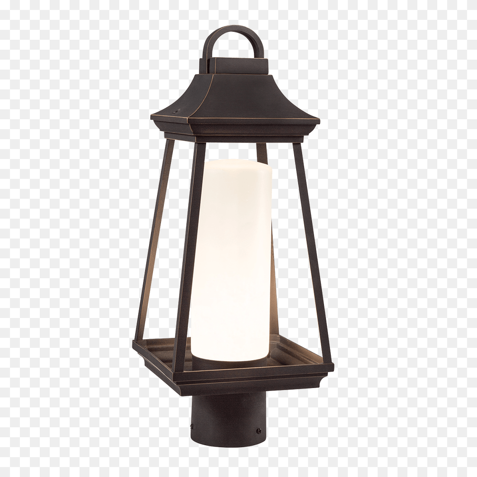 Hartford Light Outdoor Post Light In Rubbed Bronze Outdoor, Lamp, Lantern, Light Fixture, Lampshade Free Png Download