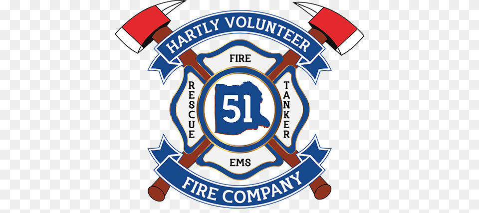 Hartly Volunteer Fire Company, Emblem, Symbol, Badge, Logo Free Transparent Png