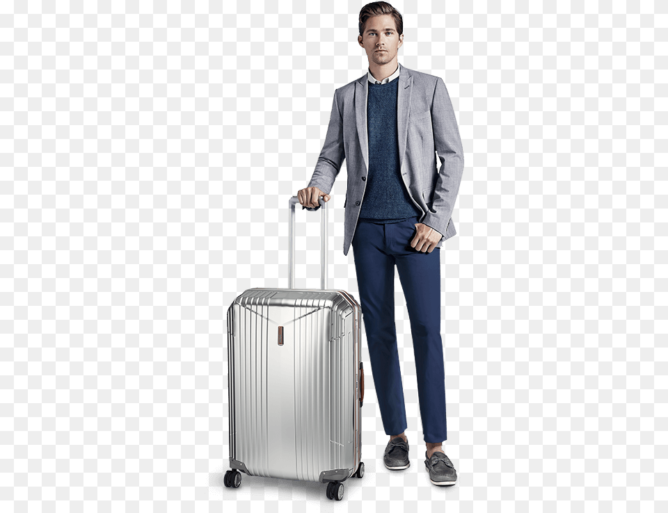 Hartmann 7r Master Spinner 70cm Person With Luggage, Blazer, Clothing, Coat, Jacket Png Image