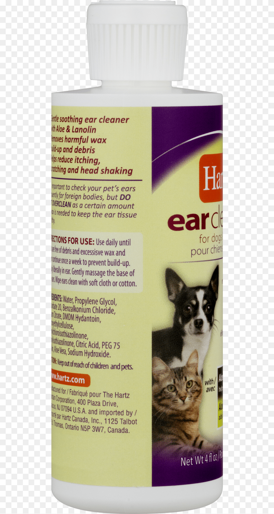 Hartz Ear Cleaner For Dogs Amp Cats With Aloe Amp Lanolin, Animal, Pet, Canine, Mammal Free Transparent Png