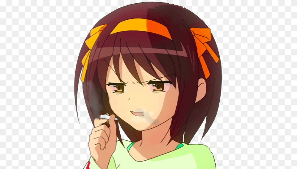 Haruhi Suzumiya Faces, Person, Face, Head, Book Png