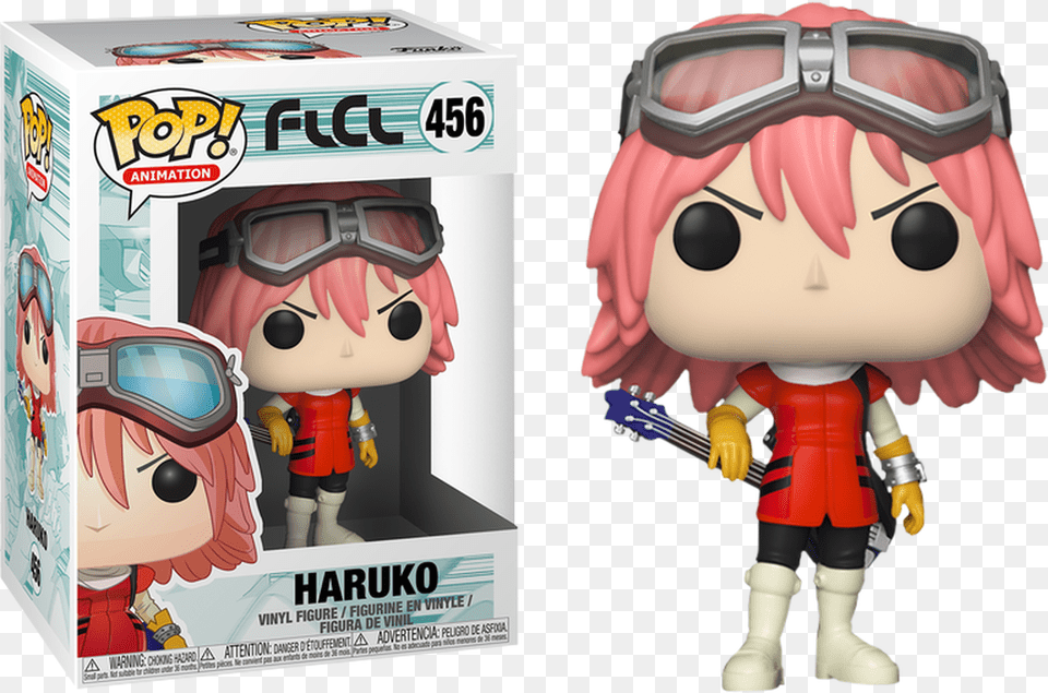 Haruko Pop Vinyl Figure Haruko Flcl Funko Pop, Figurine, Book, Comics, Publication Free Png