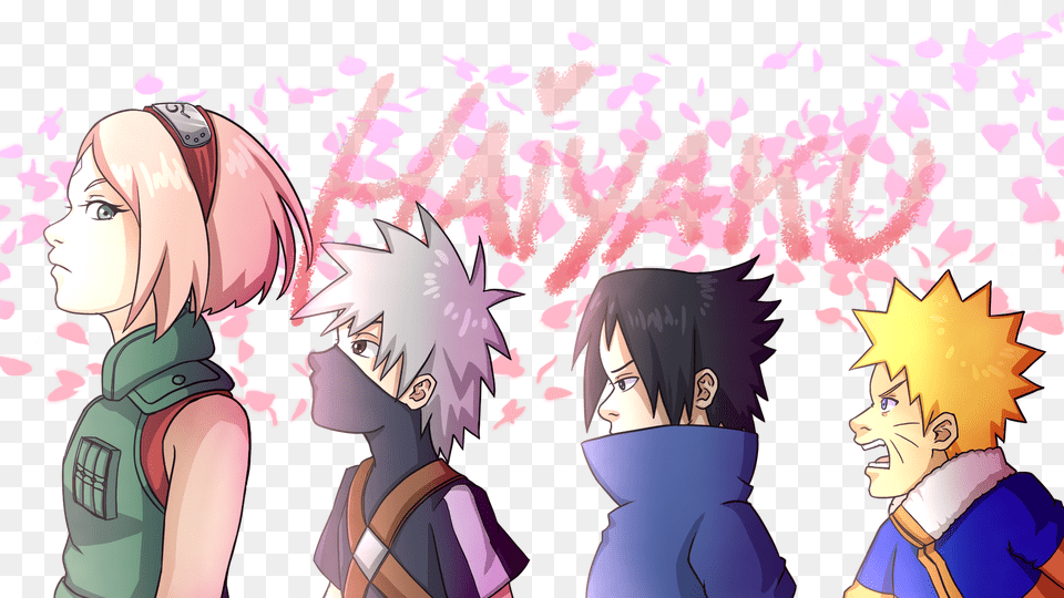 Haruno Kakashi Naruto Sakura Sasuke Team7 Uchiha Naruto Et Sakura Et Sasuke, Publication, Book, Comics, Adult Free Png Download