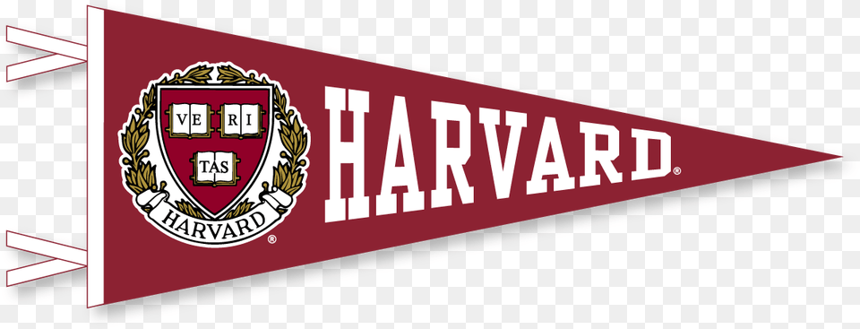 Harvard Pennant With Seal Iu Pennant, Logo, Scoreboard, Emblem, Symbol Free Transparent Png