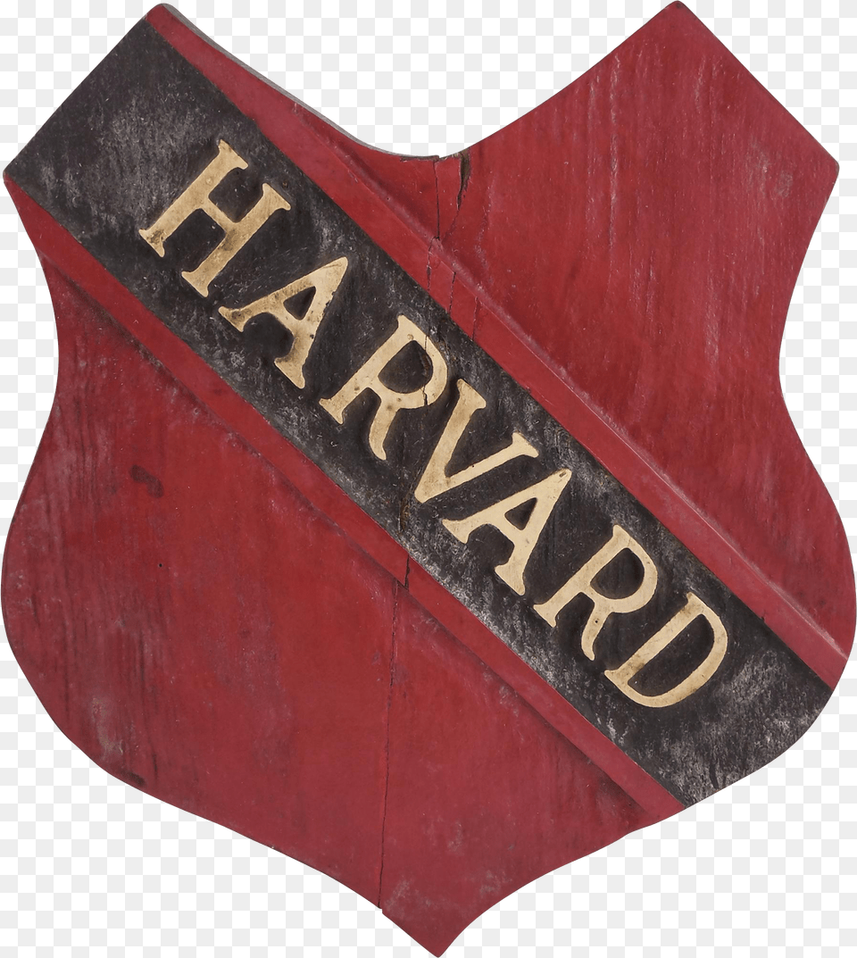 Harvard University Hand Carved Wooden Shield One Of Wood, Logo, Armor, Badge, Symbol Png