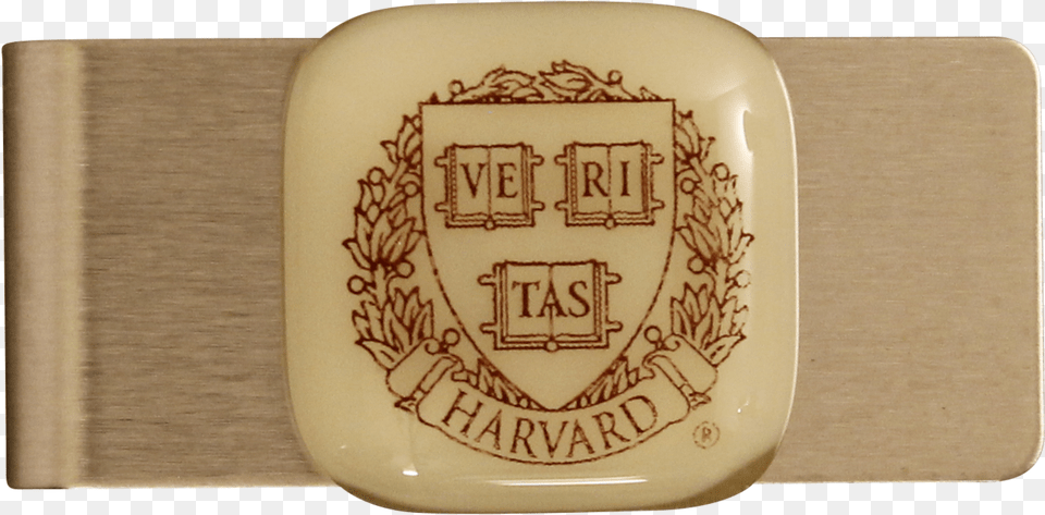 Harvard University Seal Glass Emblem Money Clip Harvard University, Accessories, Can, Tin Png Image