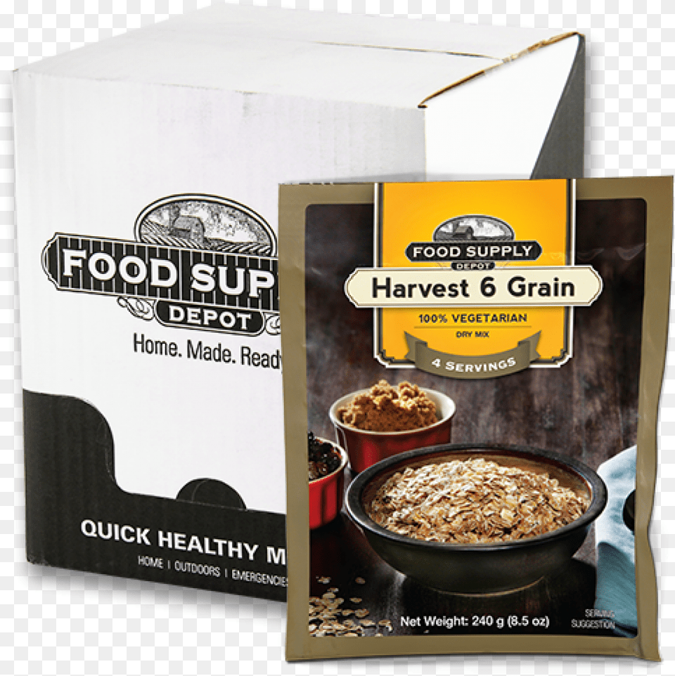 Harvest 6 Grain Multigrain Cereal Box Breakfast Cereal, Food, Oatmeal Free Png