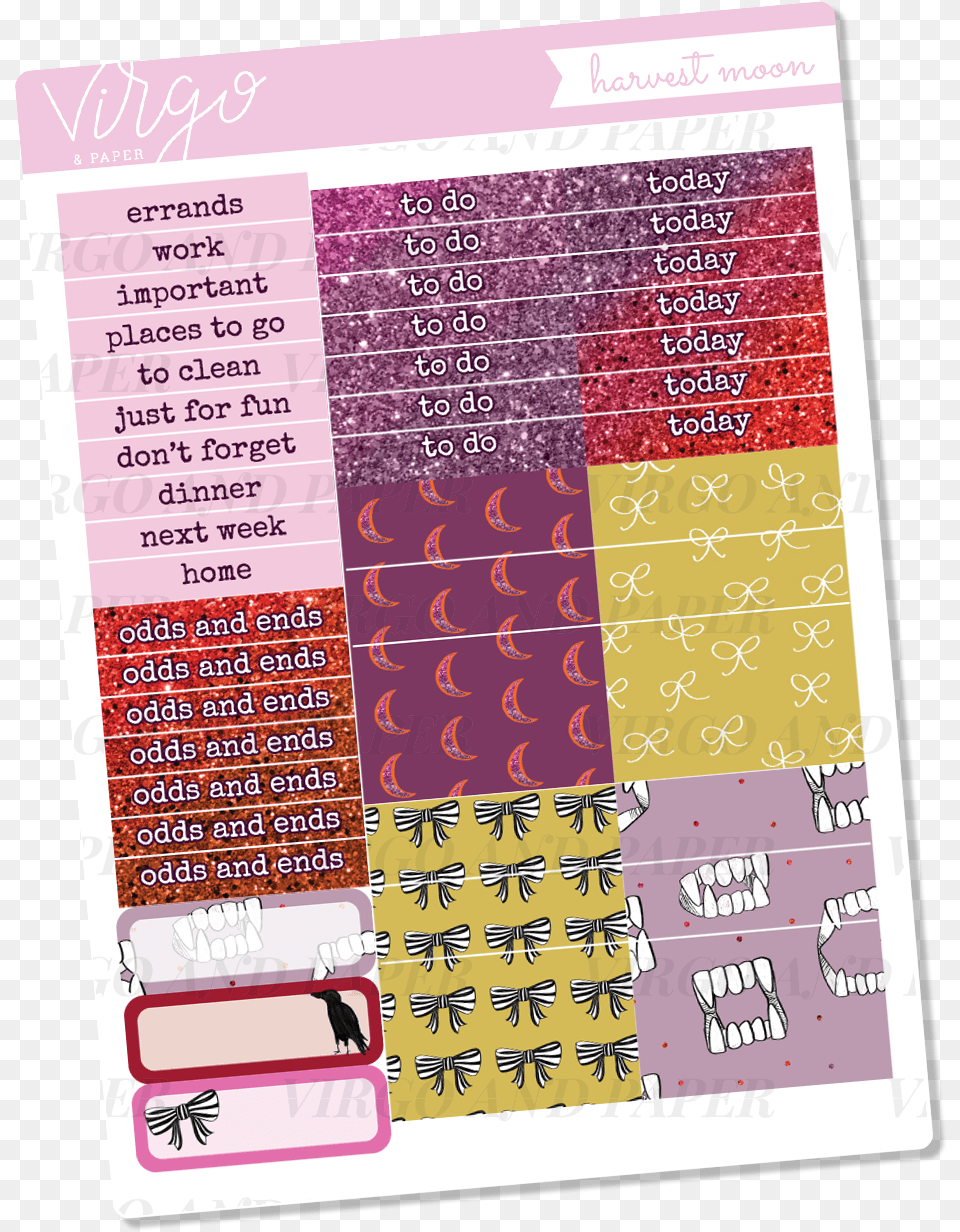 Harvest Moon Headers Washi Sticker Sheet Paper, Text, Animal, Canine, Dog Free Png