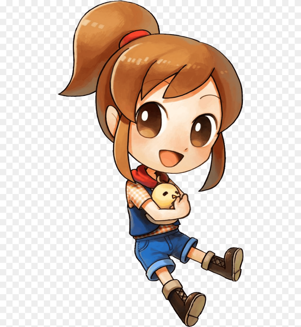 Harvest Moon Light Of Hope Sabrina, Face, Head, Person, Baby Free Transparent Png