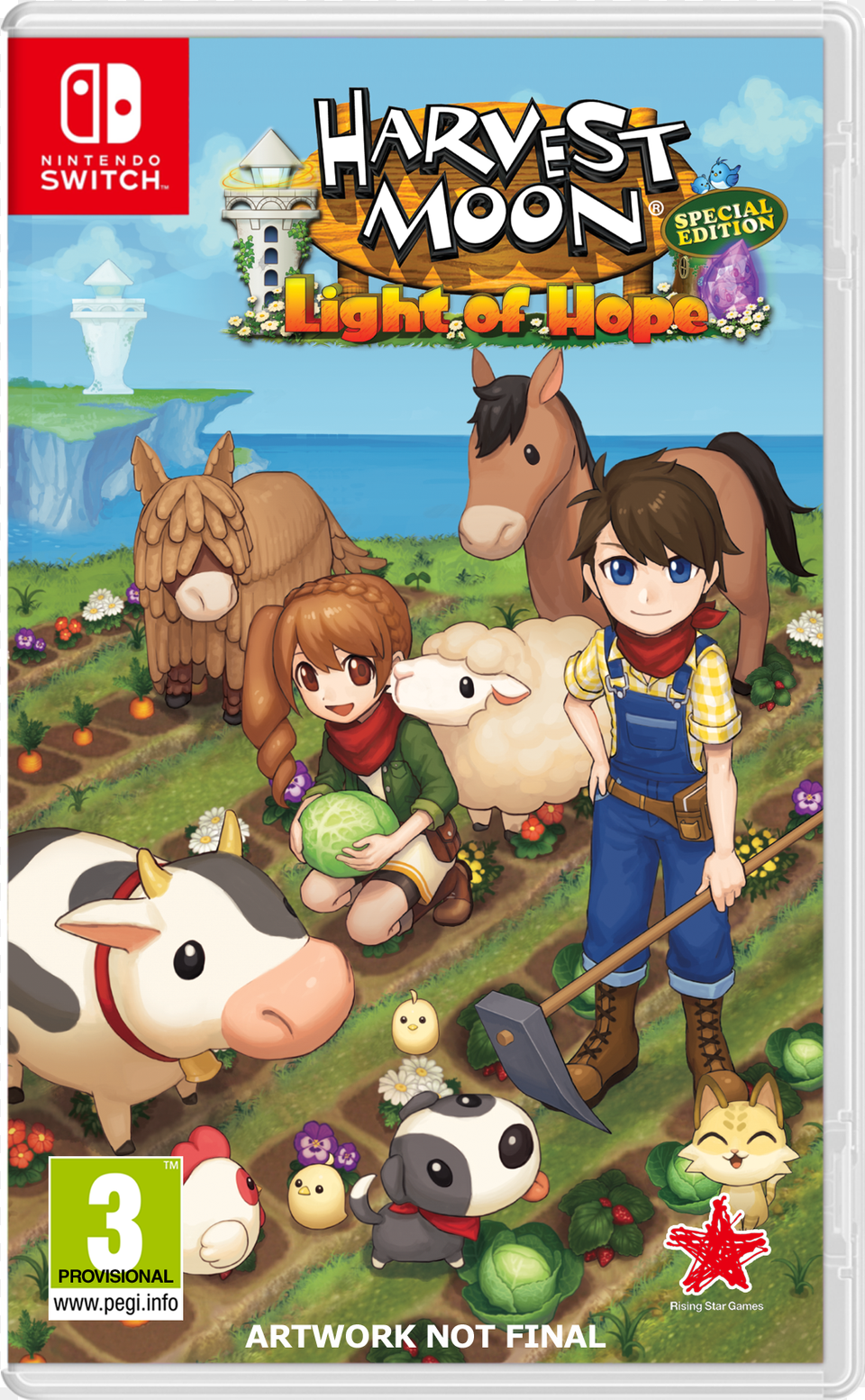 Harvest Moon Light Of Hope Switch, Book, Comics, Publication, Baby Free Png Download