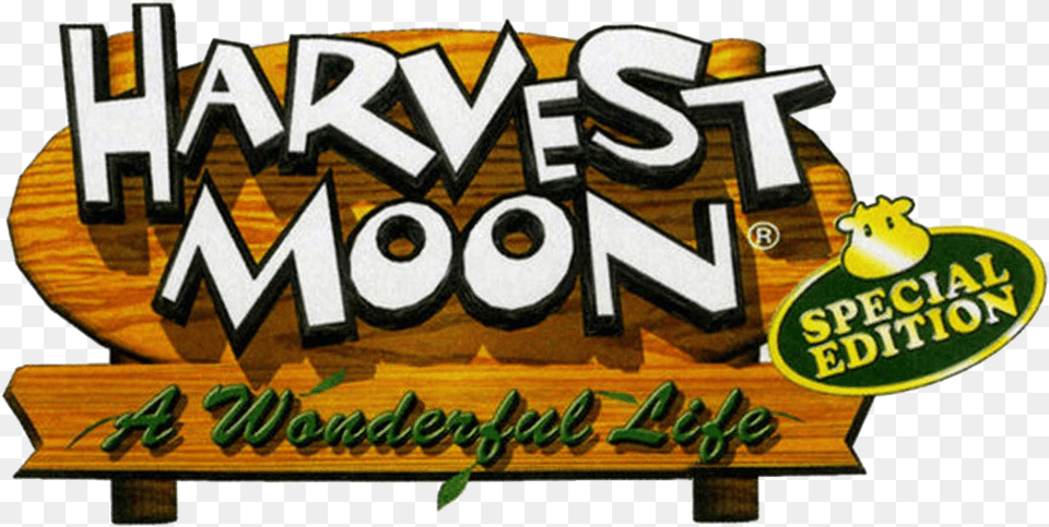 Harvest Moon Logo Harvest Moon A Wonderful Life Logo Png Image