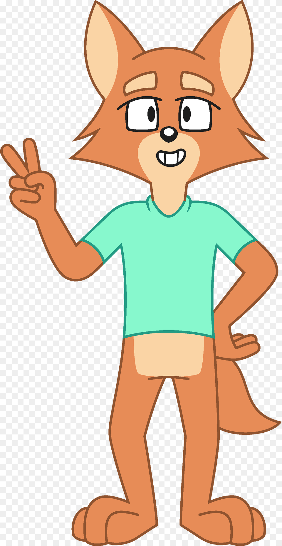 Harvett Fox Cartoon Fox, Baby, Person Png Image