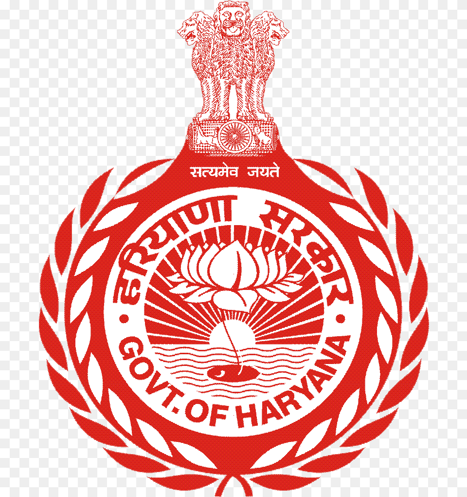 Haryana Govt Logo, Badge, Emblem, Symbol Free Png
