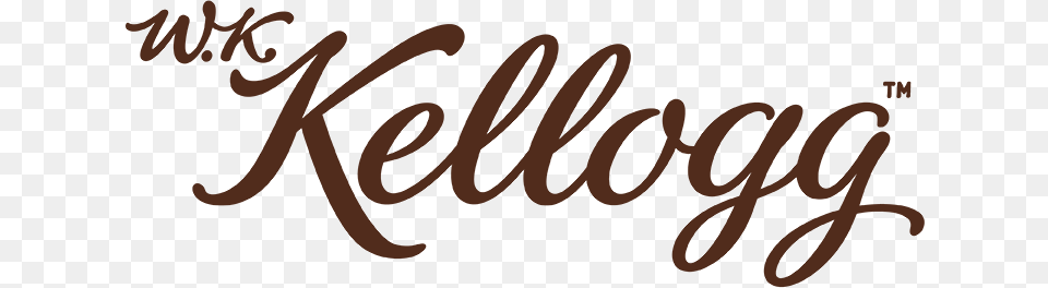 Has A New Line Of Vegan And Organic Cereals Wk Kellogg Logo, Handwriting, Text, Calligraphy Png Image