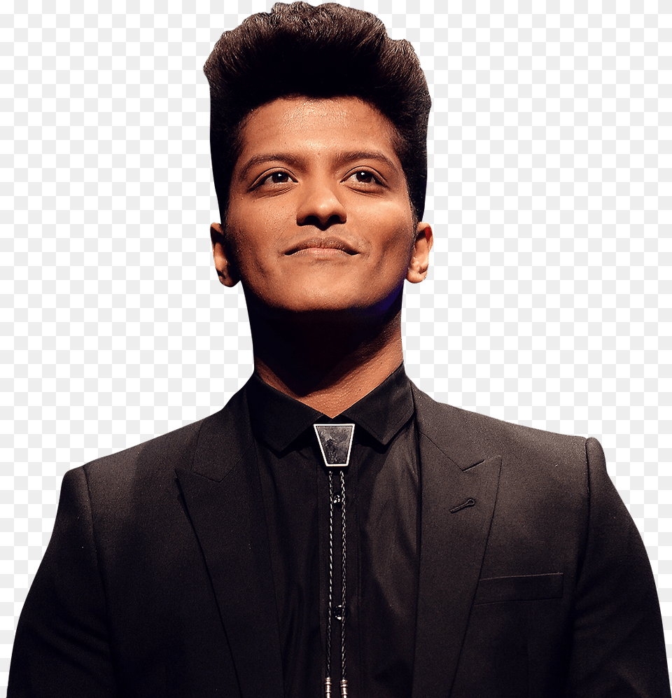 Has Anyone Here Ever Seen Greg Mabin And Bruno Mars Bruno Mars, Male, Head, Man, Formal Wear Free Transparent Png