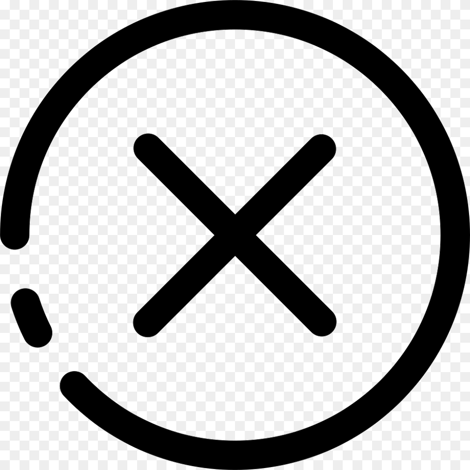 Has Been Canceled Comments Arrow In Circle Icon, Sign, Symbol, Road Sign Free Png Download