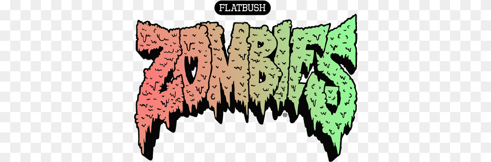 Has No Background Set To It So You Can Put Any Color Zombies Flatbush, Text, Number, Symbol, Art Free Transparent Png