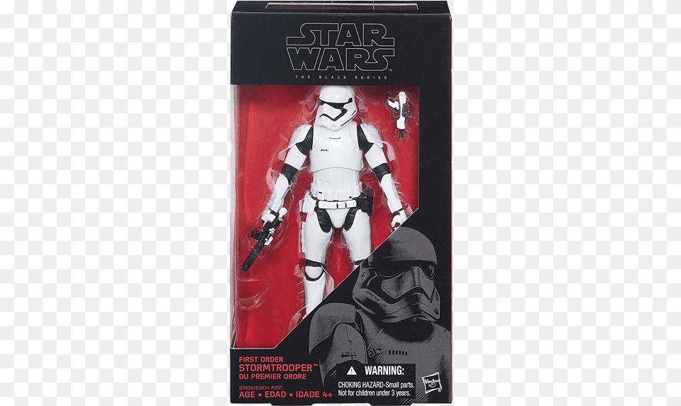 Hasbro 6 Inch Stormtrooper The Black Series, Adult, Female, Person, Woman Png