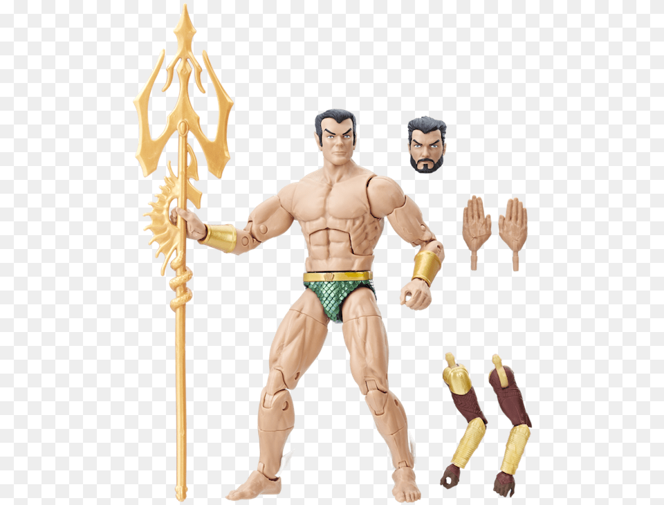 Hasbro Marvel Legends 6 Black Panther Movie Wave 1 Sub Mariner Marvel Legends, Adult, Male, Man, Person Png Image