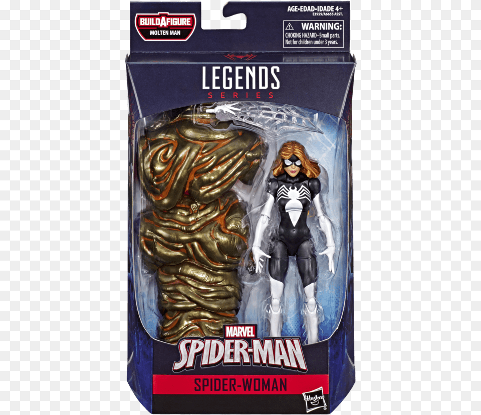 Hasbro Marvel Legends Spider Man Far From Home Spider Marvel Legends Spider Woman, Adult, Female, Person, Book Free Transparent Png