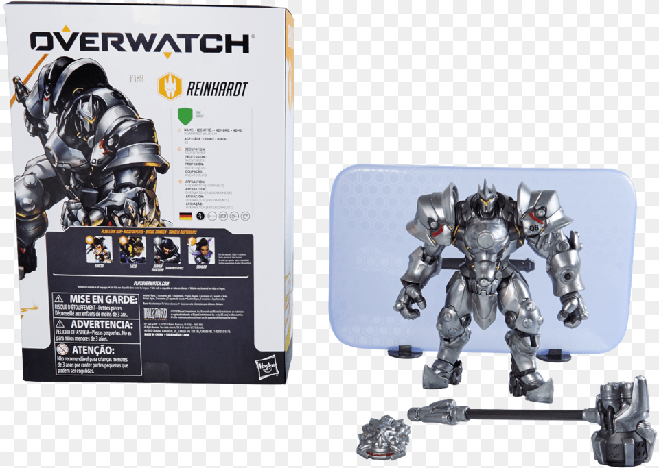 Hasbro Overwatch Ultimates Reinhardt, Robot, Toy, Adult, Male Free Transparent Png