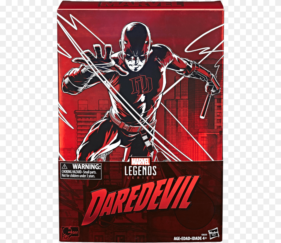 Hasbro Sdcc 2017 Exclusive Marvel Legends 12 Inch Daredevil, Advertisement, Poster, Adult, Publication Png Image