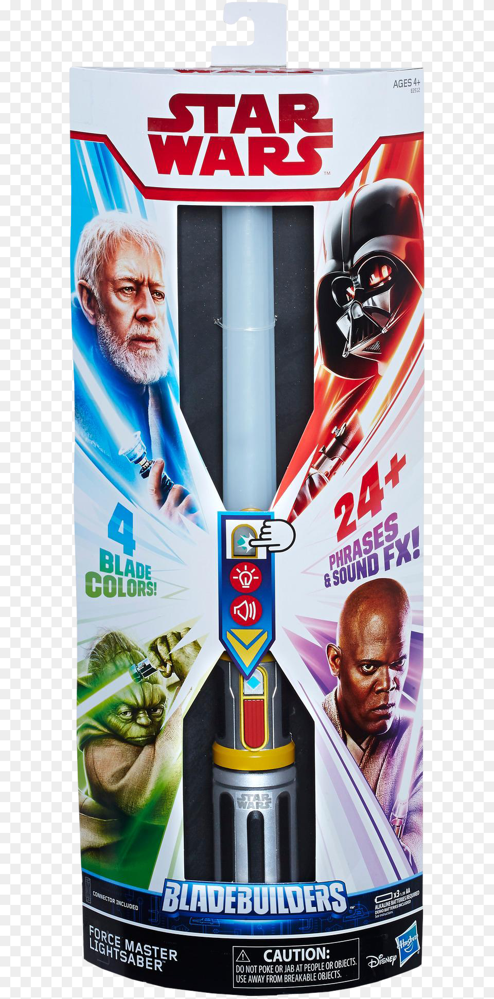 Hasbro Star Wars Bladebuilders Force Master Lightsaber, Advertisement, Adult, Male, Man Free Transparent Png