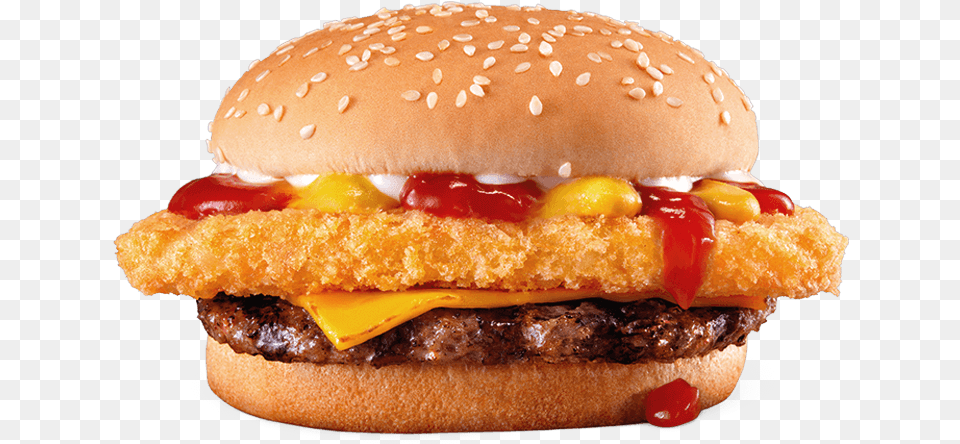 Hash Brown Cheeseburger Hash Brown Burger Hungry Jacks, Food, Ketchup Png