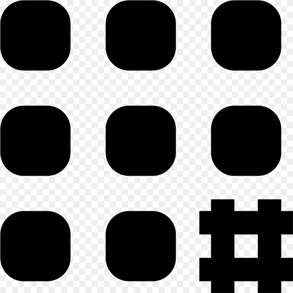 Hashtag Activity Icon Download And Monochrome, Gray Free Png