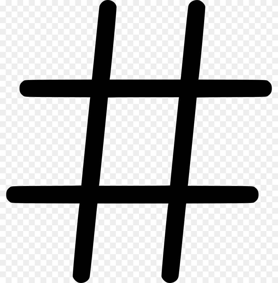 Hashtag Hashtag, Cross, Symbol, Cutlery, Fork Png Image