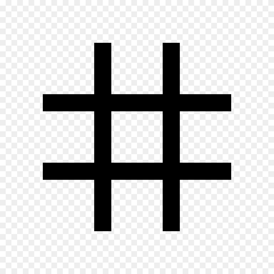 Hashtag Icon, Gray Png Image