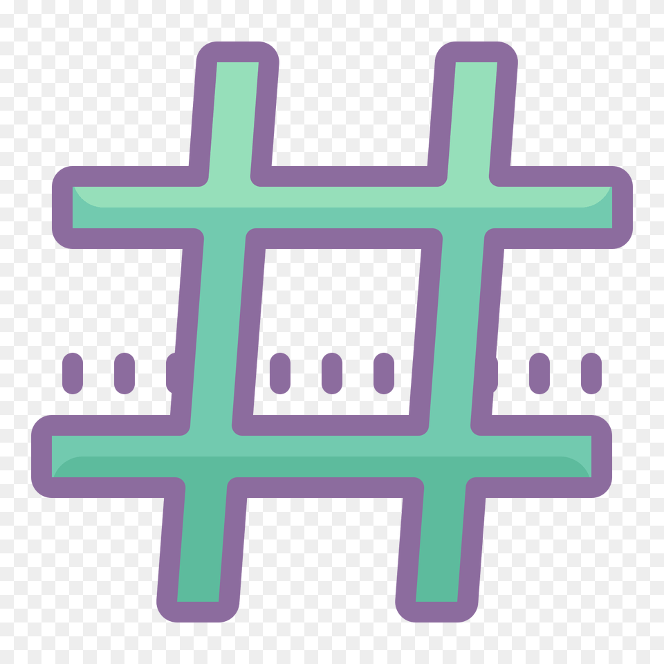 Hashtag Icono, Purple Free Png Download