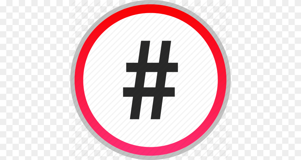 Hashtag Instagram Pound Sign Tag Twitter Icon, Cross, Symbol, Road Sign Free Png Download