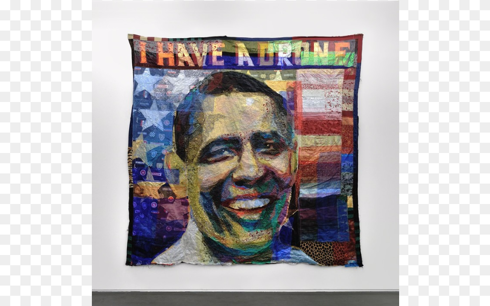 Hassan Musa I Have A Drone Textiles 241 Cushion, Art, Quilt, Face, Head Free Png
