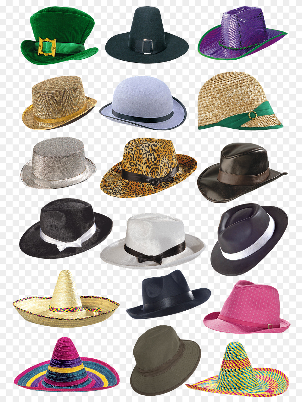 Hat Clothing, Sun Hat, Sombrero Free Png Download
