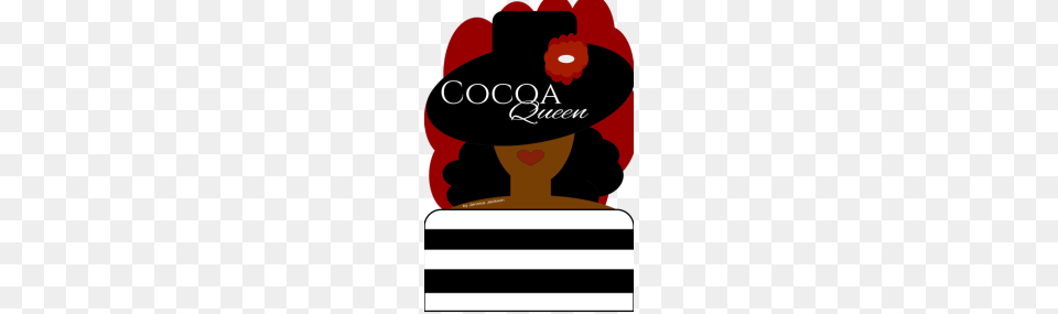 Hat And Flower Cocoa Queen Red Splash, Clothing, Book, Publication Png Image