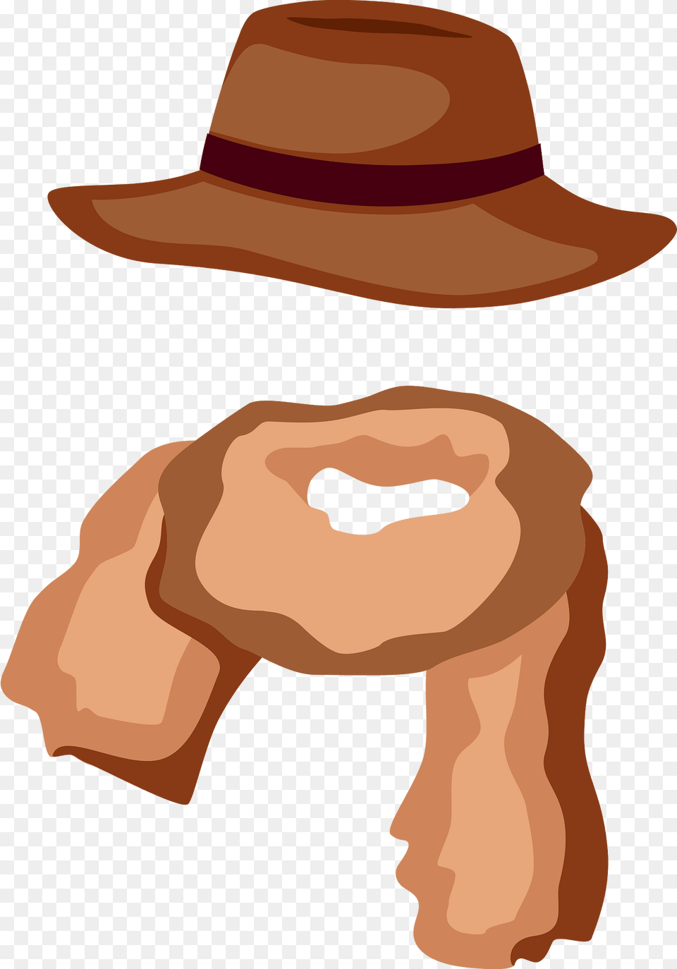 Hat And Scarf Clipart, Clothing, Sun Hat, Cowboy Hat, Baby Png